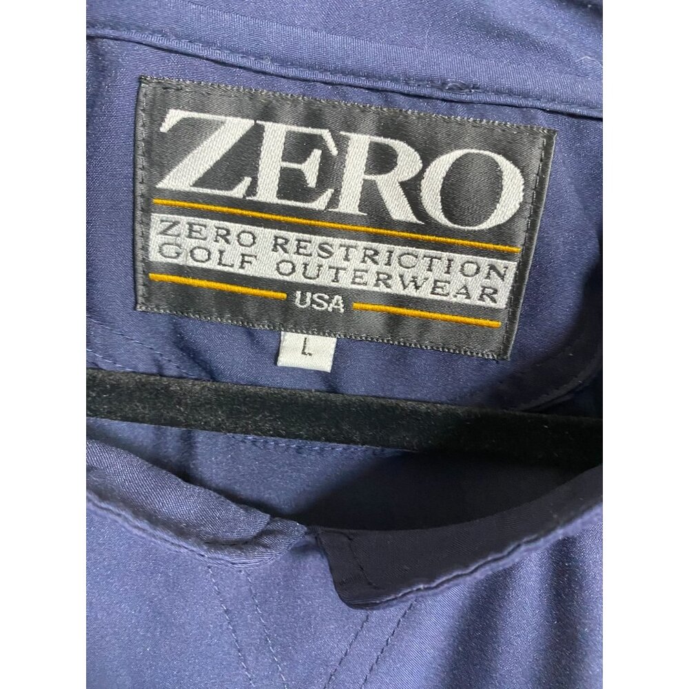 Zero Restriction Blue Golf Pullover Windbreaker L… - image 3